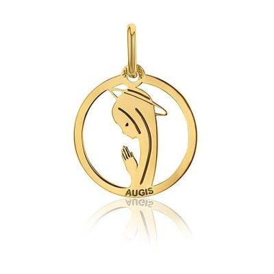 Médaille ronde de “la Vierge au voile” AUGIS