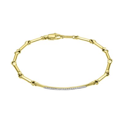Bracelet CHIMENTO D-Bamboo classic en or jaune et diamants